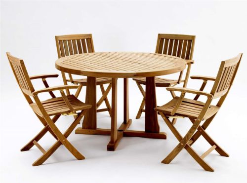 Kircodan Astor XXL Havebord Ø: 180 cm - Teak