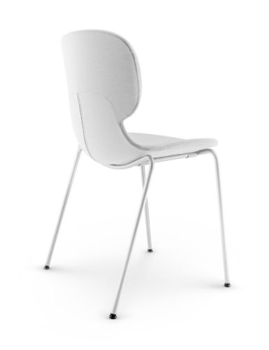 Eva Solo Combo Polstret Spisebordsstol SH: 45 cm - White/Joint 600