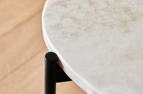 Woud La Terra Occassional Table M L: 57,2 cm - Ivory