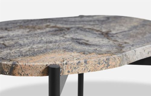 Woud La Terra Occassional Table S L: 40,5 cm - Grey Melange