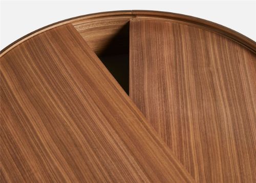 Woud Arc Coffee Table Ø: 66 cm - Walnut