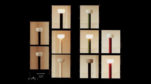FLOS Bellhop Floor Lamp H: 178 cm - Brick Red