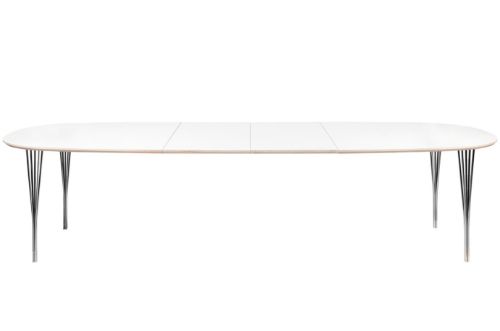 BRUG IKKE Haslev Tillægsplade Til Symphony 78 105 x 48 cm - Hvid Laminat
