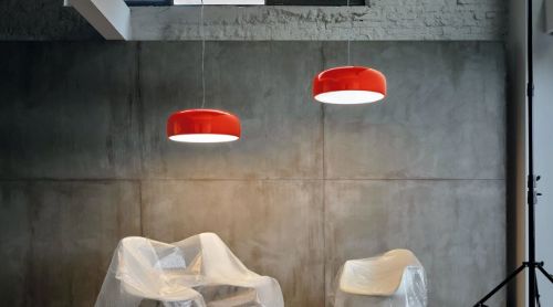 FLOS Smithfield Suspension Pendant Ø: 60 cm - Matt Black