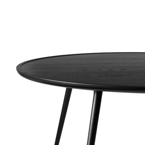 Mater Accent Spisebord Ø: 110 cm - Sortlakeret Egetræ