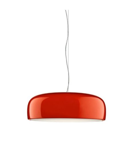 FLOS Smithfield Suspension Pro Pendant DALI Dimmable Ø: 60 cm - Red