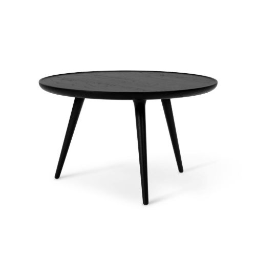 Mater Accent Sidebord X-Large Ø: 70 cm - Sortlakeret Egetræ