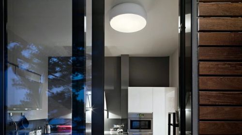 FLOS Smithfield Pro Ceiling Lamp w. Dush Dimmer Ø: 60 cm - Matt Black