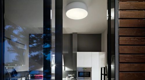 FLOS Smithfield Pro Ceiling Lamp Dali Dimmable Ø: 60 cm - White