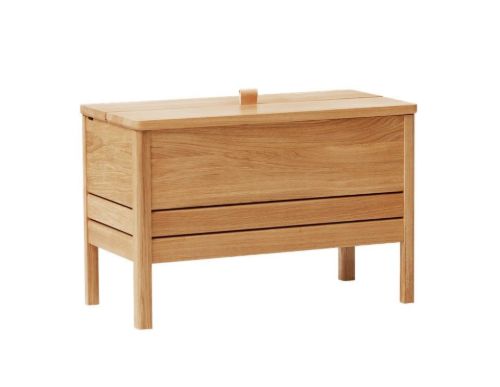 Form & Refine A Line Storage Bench 68 B: 68 cm - Oiled Oak