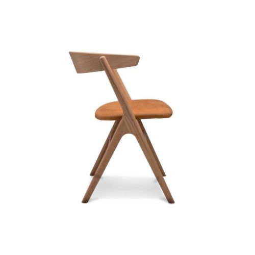 Sibast Furniture No 9 Dining Chair SH: 45 - Soap Oak / Dunes Leather Cognac