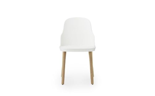 Normann Copenhagen Allez Chair Oak Indoor SH: 45,5 cm - White