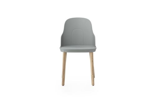 Normann Copenhagen Allez Chair Oak Indoor SH: 45,5 cm - Grey