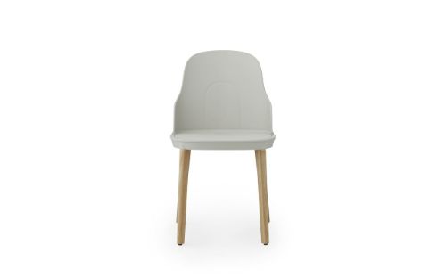 Normann Copenhagen Allez Chair Oak Indoor SH: 45,5 cm - Warm Grey