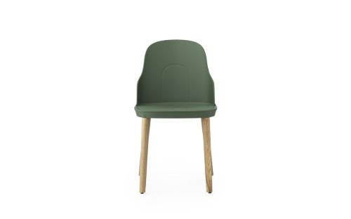 Normann Copenhagen Allez Chair Oak Indoor SH: 45,5 cm - Park Green