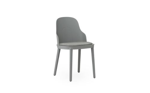 Normann Copenhagen Allez Chair Upholstery PP Indoor SH: 45,5 cm - Grey / Main Line Flax