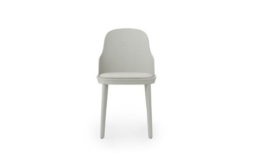 Normann Copenhagen Allez Chair Upholstery PP Indoor SH: 45,5 cm - Warm Grey / Main Line Flax
