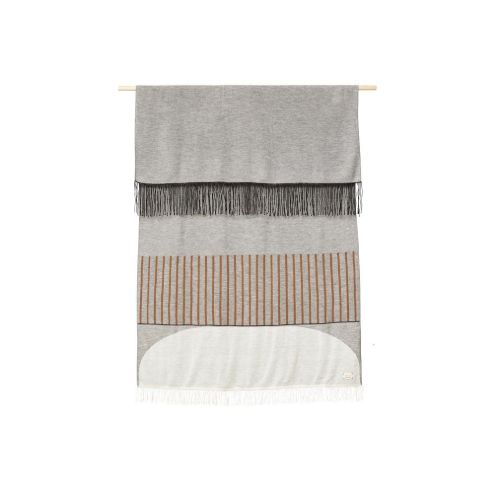 Form & Refine Aymara Plaid 130x190 cm - Pattern Grey