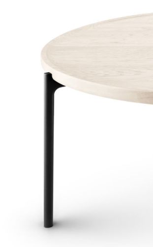 Eva Solo Savoye Sofabord Ø: 90 H: 35 cm - Hvid Olieret Eg