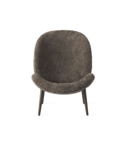 Vipp 466 Lodge Lounge Chair H: 91,5 cm - Dark Oak Curly/Sahara Produktionstid: ca. 6 uger