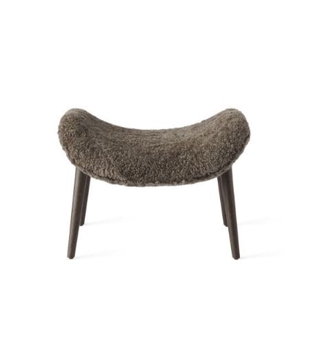 Vipp 467 Lodge Footstool H: 43,5 cm - Dark Oak Curly/Sahara