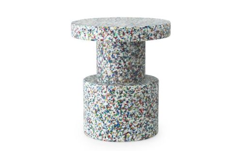 Normann Copenhagen Bit Skammel H: 42 cm - Hvid Multi