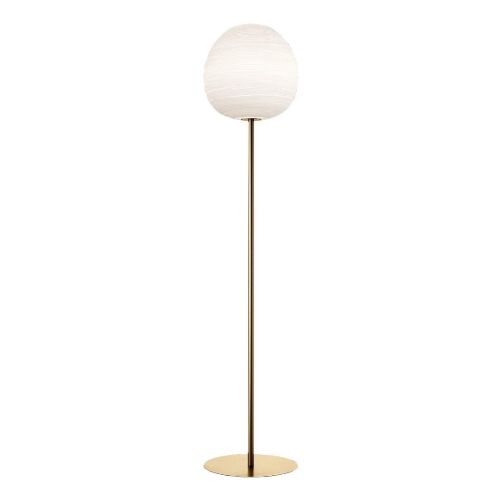 Foscarini Rituals Gulvlampe XL H: 188cm - Guld/Hvid