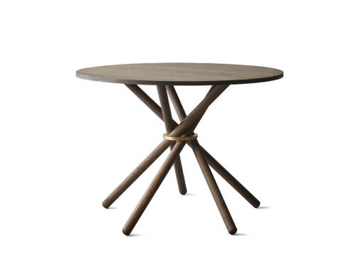 Eberhart Furniture Hector 105 Dining Table Ø: 105 cm - Dark Oak