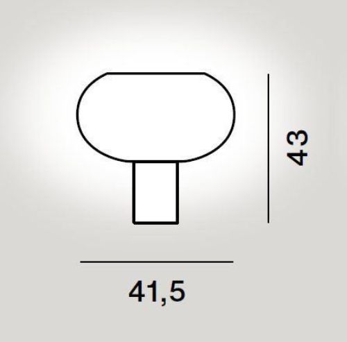 Foscarini Buds 2 Bordlampe H: 43 cm - Grå