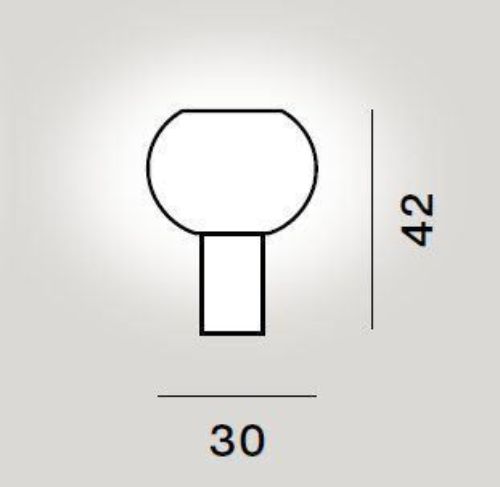 Foscarini Buds 3 Bordlampe H: 42 cm - Grøn Bambus