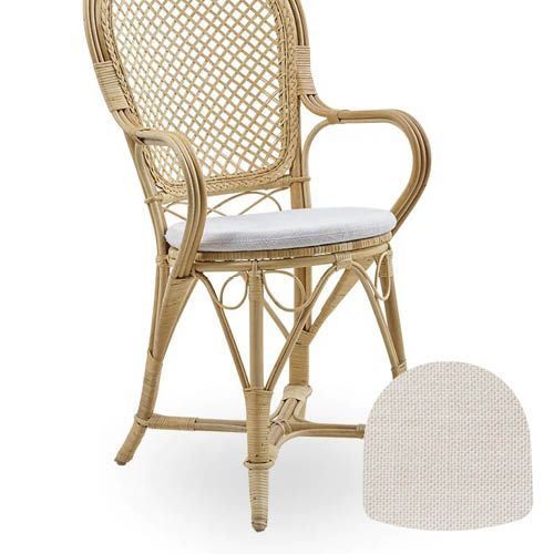 Sika-Design Hynde til Fleur Spisebordsstol 43x43 cm - A670 Michelangelo White
