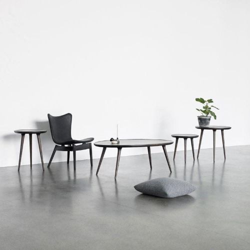 Mater Accent Sofabord Ø: 45 cm - Sirka Grå/Eg