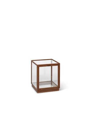 Ferm Living Miru Glass Montre 40x40 cm - Dark Stained Oak
