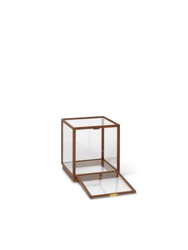 Ferm Living Miru Glass Montre 40x40 cm - Dark Stained Oak