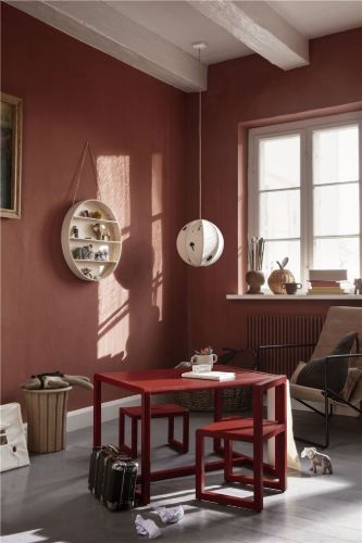 Ferm Living Little Architect Chair H: 51 cm - Poppy Red