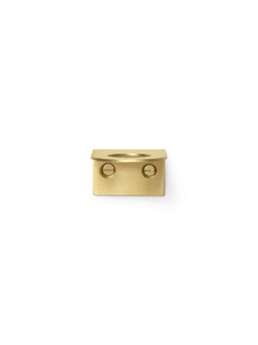 Ferm Living Basho Wall Hanger 3,2x5 cm - Brass