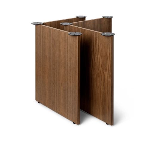 Ferm Living Mingle Wooden Table Legs W68 H: 71,65 cm - Walnut