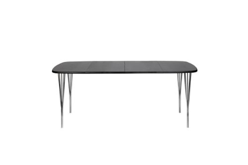 Haslev Tillægsplade til Symphony 86 Spisebord 90 x 46 cm - Sortbejdset & Lakeret Eg