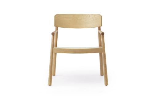 Normann Copenhagen Timb Lounge Armchair SH: 42 cm - Tan