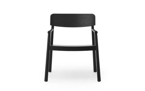 Normann Copenhagen Timb Lounge Armchair SH: 42 cm - Black