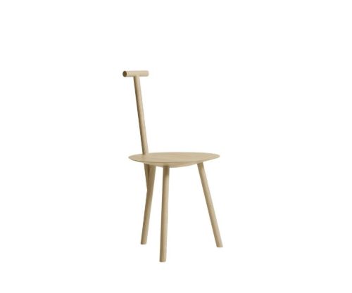 Please Wait To Be Seated Spade Chair SH: 45 cm - Natural Ash