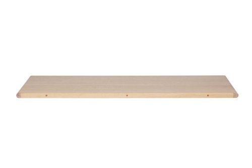 Haslev Massiv Tillægsplade til Symphony 76 105x48 cm - Hvidolieret Eg