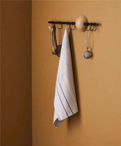 Woud Hoop Rack L: 60 cm - White Pigmented Oak