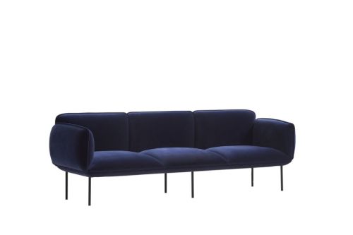 Woud Nakki 3-Seater L: 245 cm - Kvadrat Harald 3 / 0792