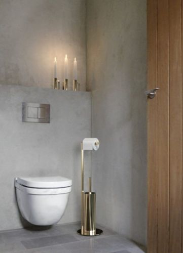 FROST NOVA2 Toiletbørste 8 Combi H: 71,45cm - Poleret Guld