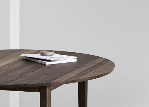 Sibast Furniture No 3 Table Extension Ø: 120 cm - Walnut Natural Oil