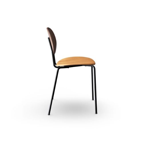Sibast Furniture Piet Hein Chair SH: 45 cm - Walnut/Cognac Dunes Leather