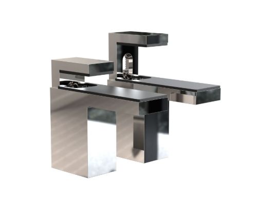 FROST QUADRA Hyldeholder 6 sæt m. 2 stk - Poleret