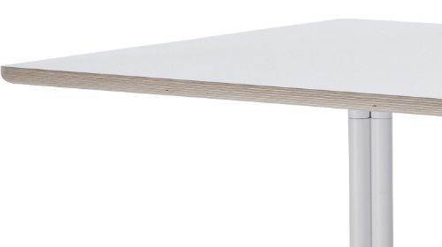 HAY AAT10 Table 180x90 cm - White Powder Coated Aluminium/White Laminate