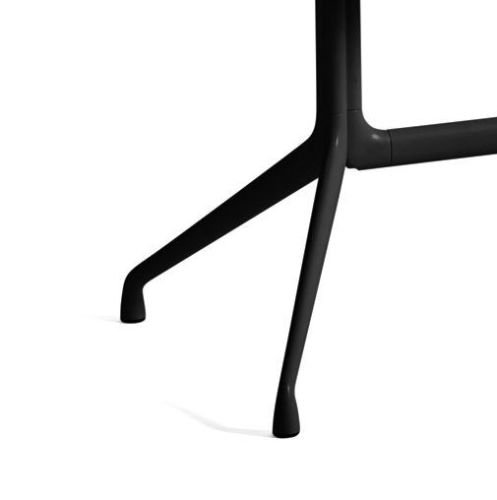 HAY AAT10 Table 280x105 cm - Black Powder Coated Aluminium/Black Linoleum